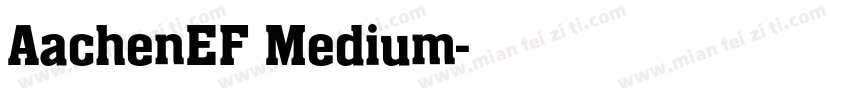 AachenEF Medium字体转换
